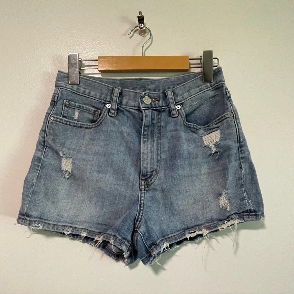 Uniqlo Women’s Distressed Denim Shorts